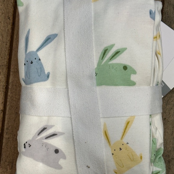 Modern Bunny Organic Cotton Pajama Set-PBK - Picture 7 of 7